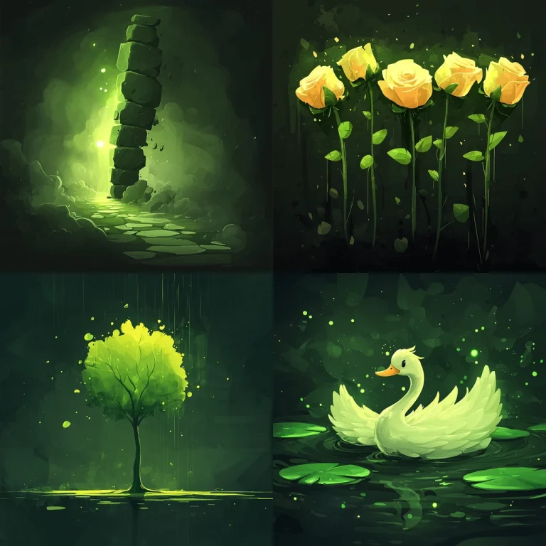 Emerald Glow Fusion - Midjourney style sref code