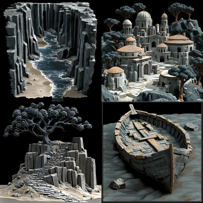 Textured Stone and Soft Natural Lighting - Midjourney style sref code