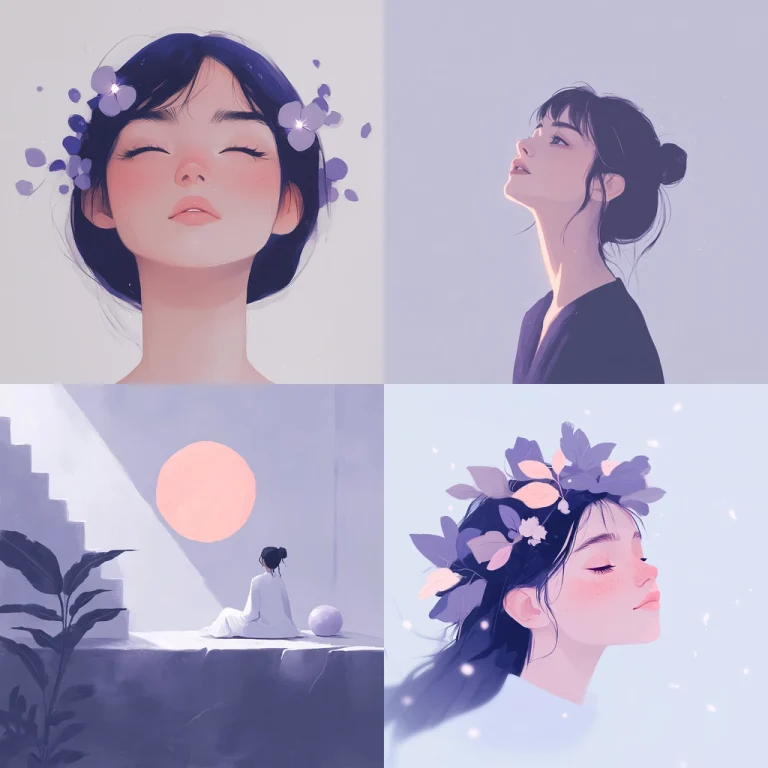 Soft Pastel Hues with Minimal Lines - Midjourney style sref code