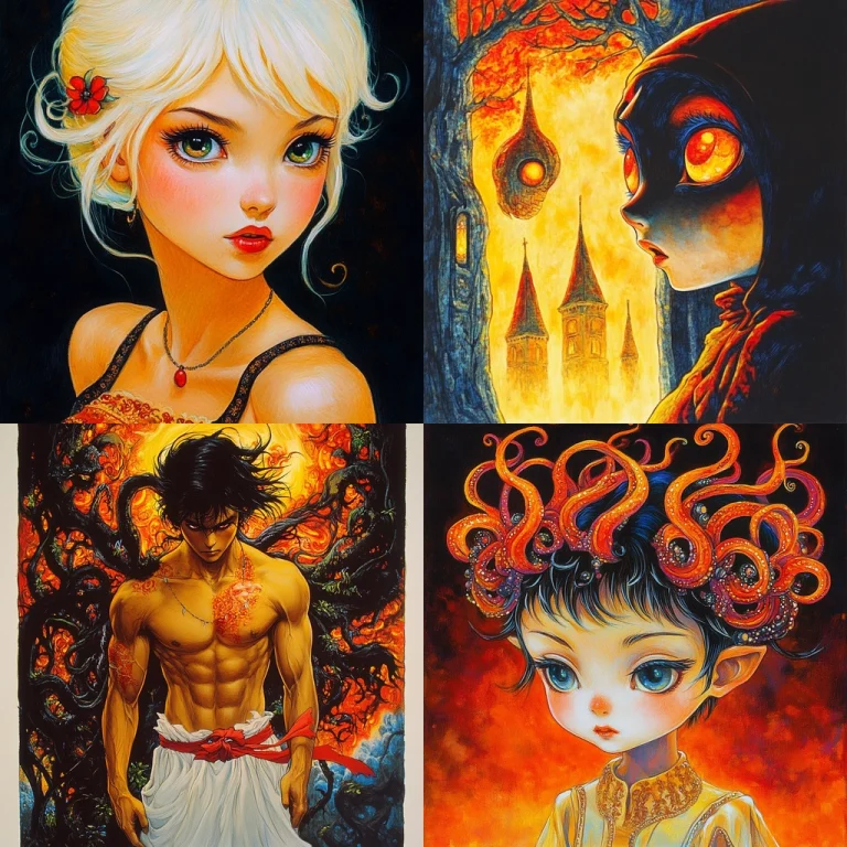 Vivid Surreal Illumination - Midjourney style sref code