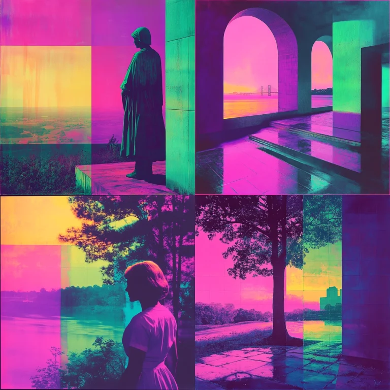 High Contrast Neon Effect - Midjourney style sref code