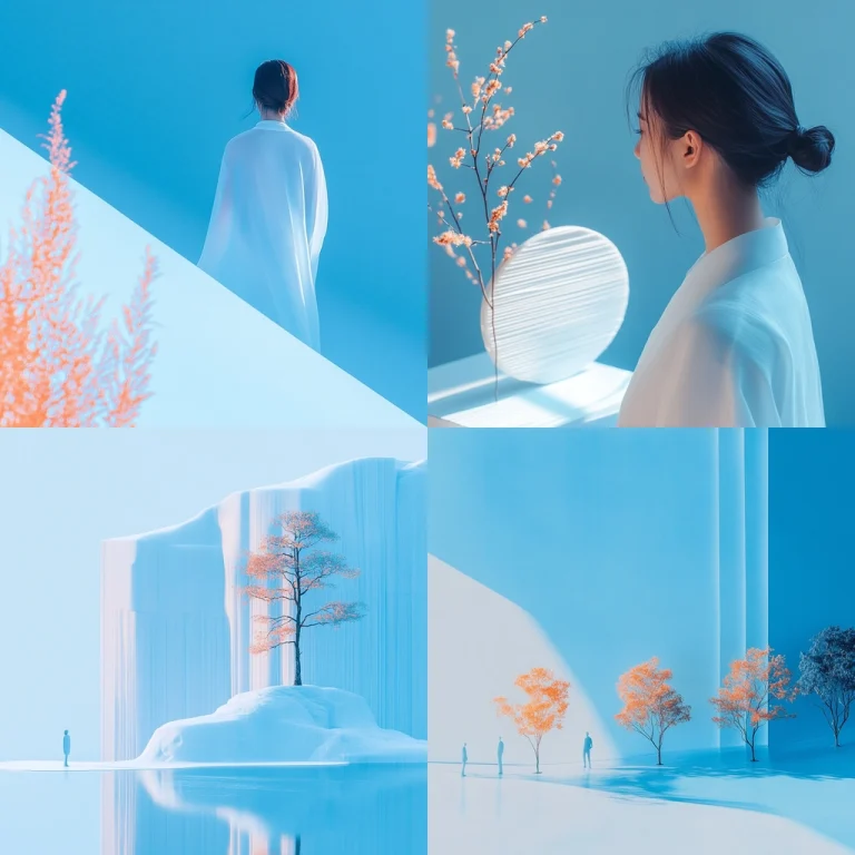 Cool Pastel Contrast - Midjourney style sref code