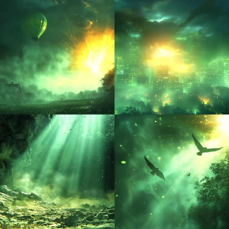 Vivid Green Luminosity - Midjourney style sref code