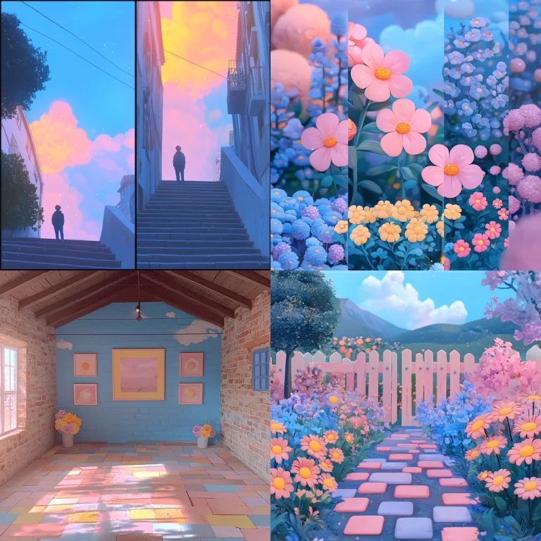 Pastel Dreamscape Lighting - Midjourney style sref code