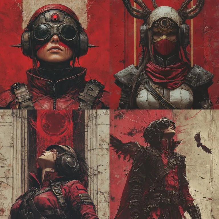 Vivid Red Baroque - Midjourney style sref code