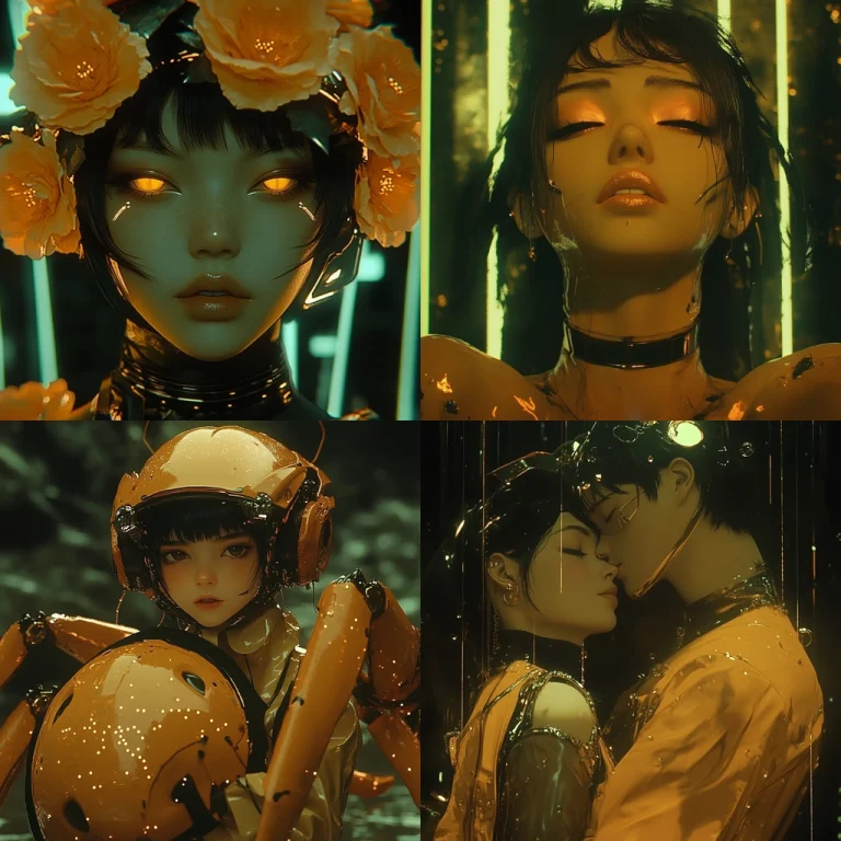 Warm Futuristic Lighting - Midjourney style sref code