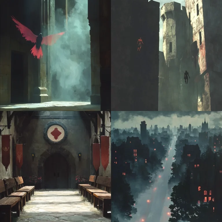 Muted Shadows-Red Highlights - Midjourney style sref code