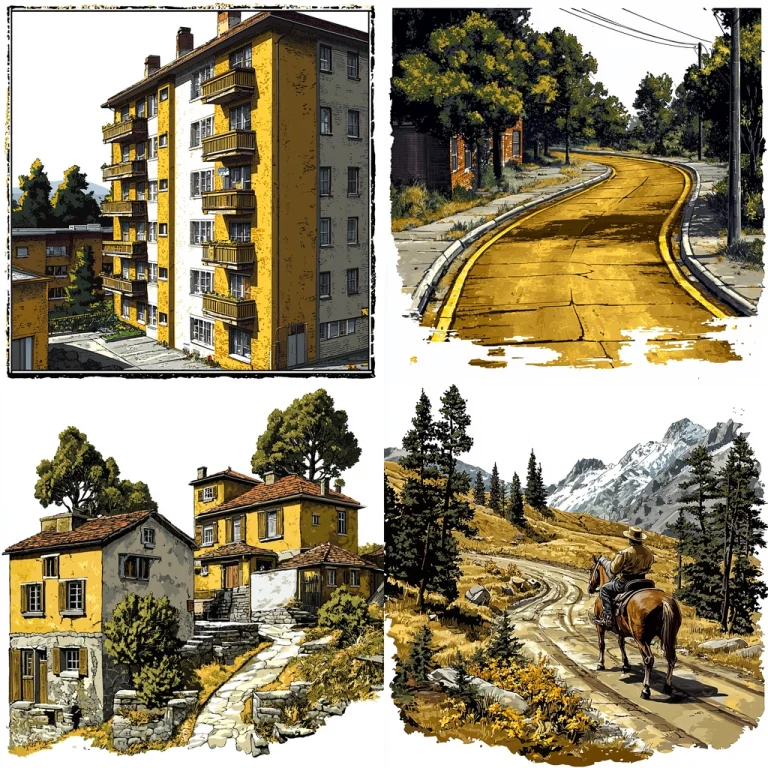 Golden Rustic Realism - Midjourney style sref code