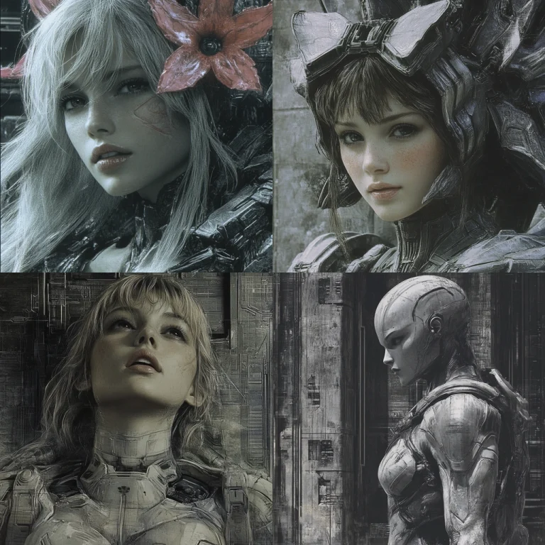 Metallic Fantasy Textures - Midjourney style sref code