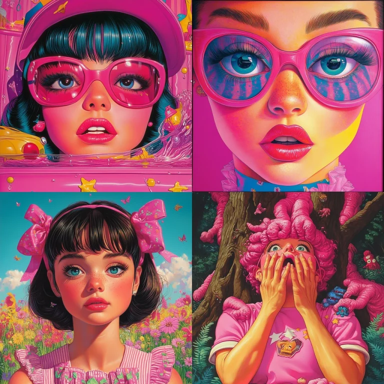 Vivid Pop Art Fantasy - Midjourney style sref code