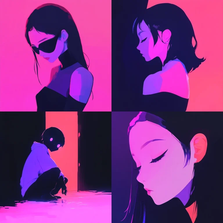 Neon Pop Contrast - Midjourney style sref code