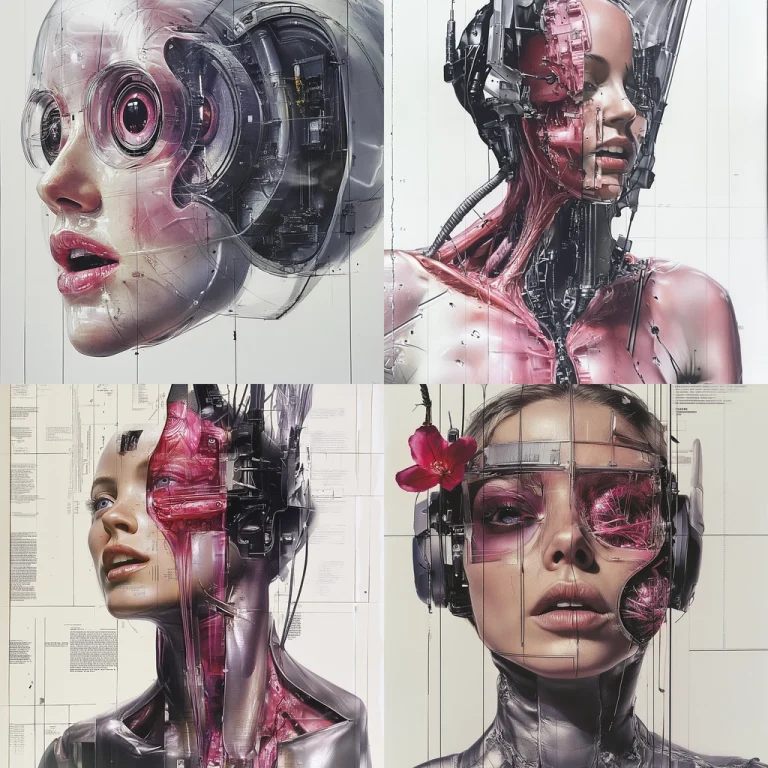 Technological Textures and Accents - Midjourney style sref code