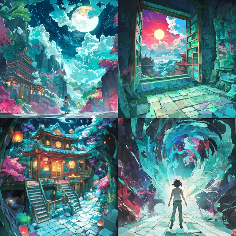 Vivid Digital Eastern Fantasia - Midjourney style sref code