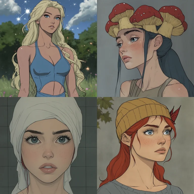 Comic Art with Natural Lighting - Midjourney style sref code