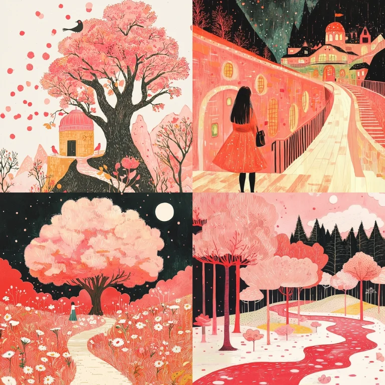 Warm Tone Vibrant Patterning - Midjourney style sref code