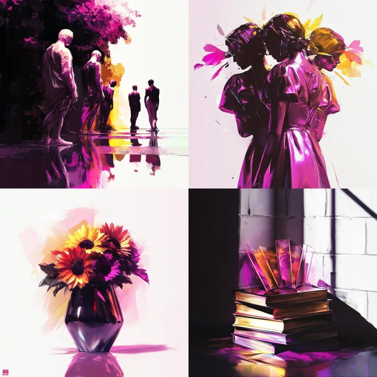 Vivid Pink Illumination - Midjourney style sref code