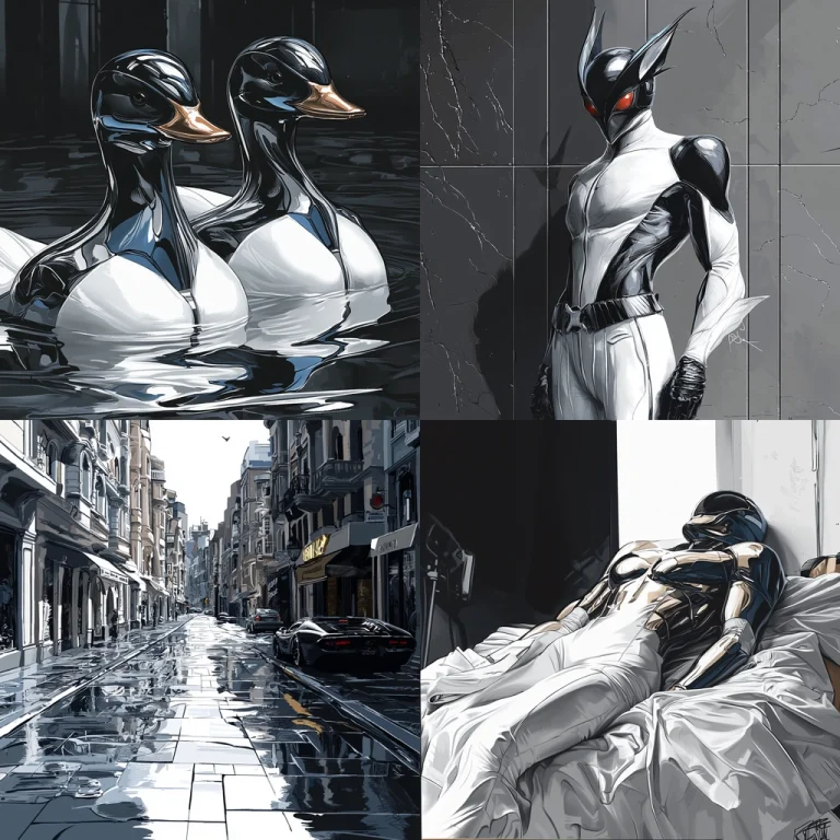 Monochrome Reflective Futuristic Realism - Midjourney style sref code