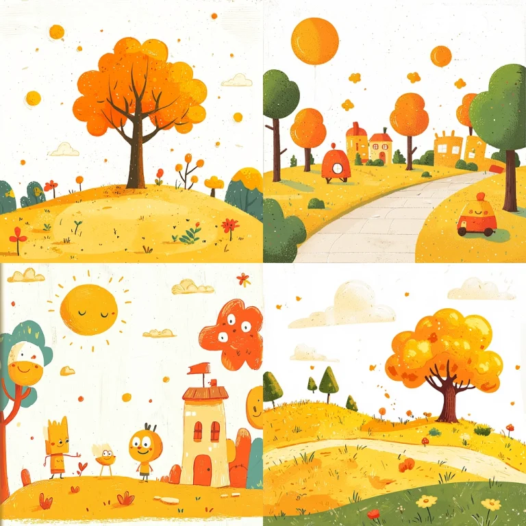 Warm Earthy Illustrative Texture - Midjourney style sref code