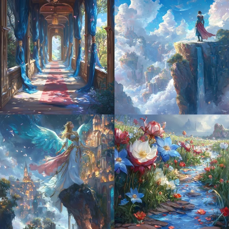 Bright Sky Fantasy - Midjourney style sref code