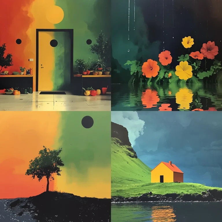 Vibrant Gradient Harmony - Midjourney style sref code