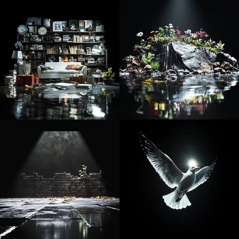 High Contrast Still Life - Midjourney style sref code