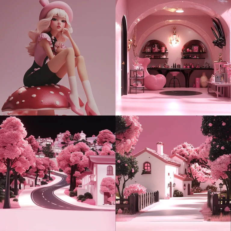 Pink Pastel Fantasy - Midjourney style sref code