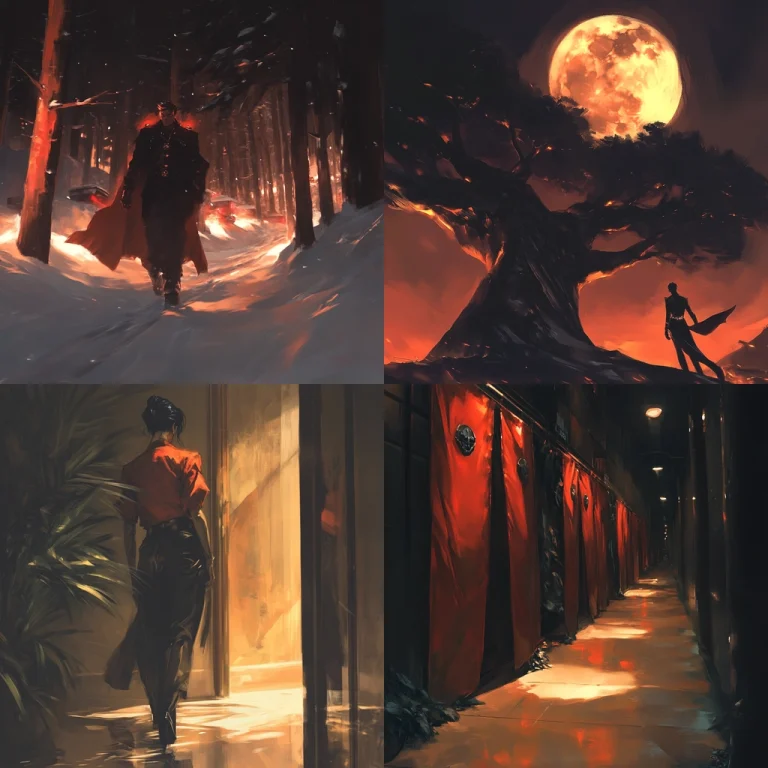 Contrasting Light Shadows - Midjourney style sref code