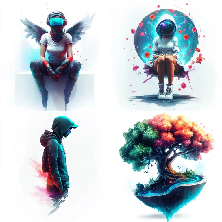 Vivid Cyberpunk Portraits - Midjourney style sref code