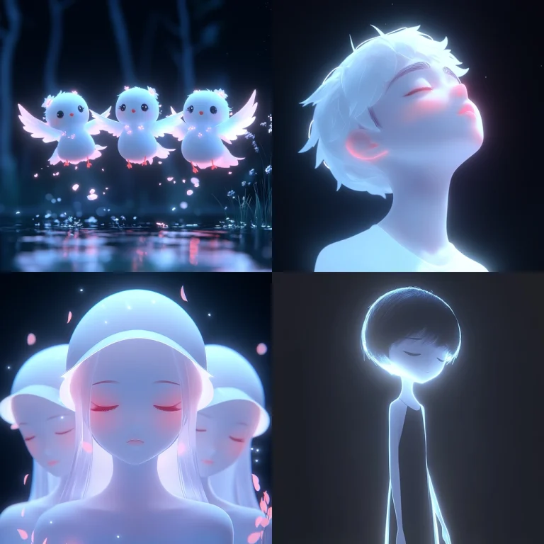 Glow Effect Cartoon - Midjourney style sref code