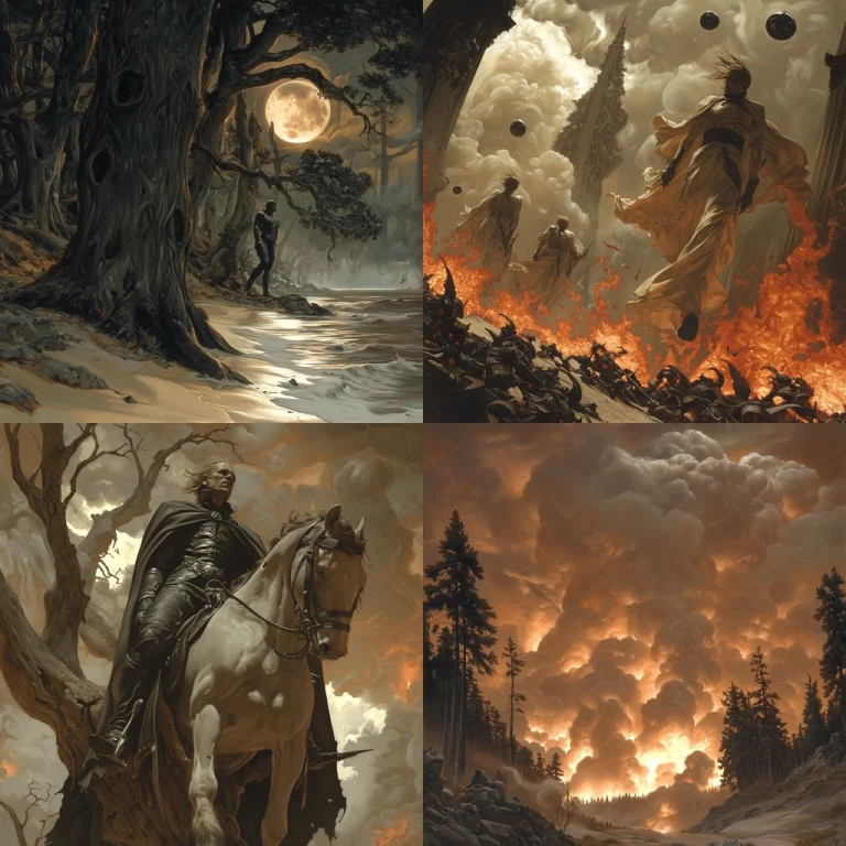 Dramatic Lighting Fantasia - Midjourney style sref code