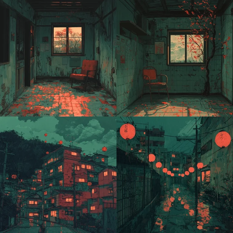 Cyan and Red Contrast Lighting - Midjourney style sref code