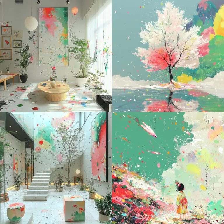 Soft Pastel Splash Effect - Midjourney style sref code