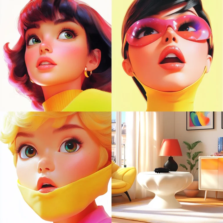 Bold Vibrant Contrast - Midjourney style sref code