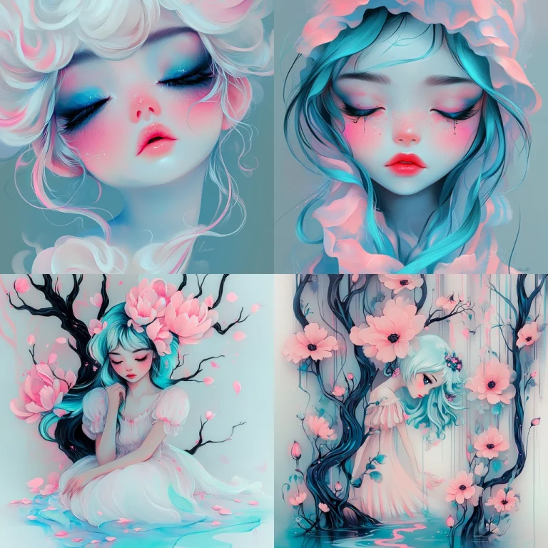 Pastel Dreamscape - Midjourney style sref code