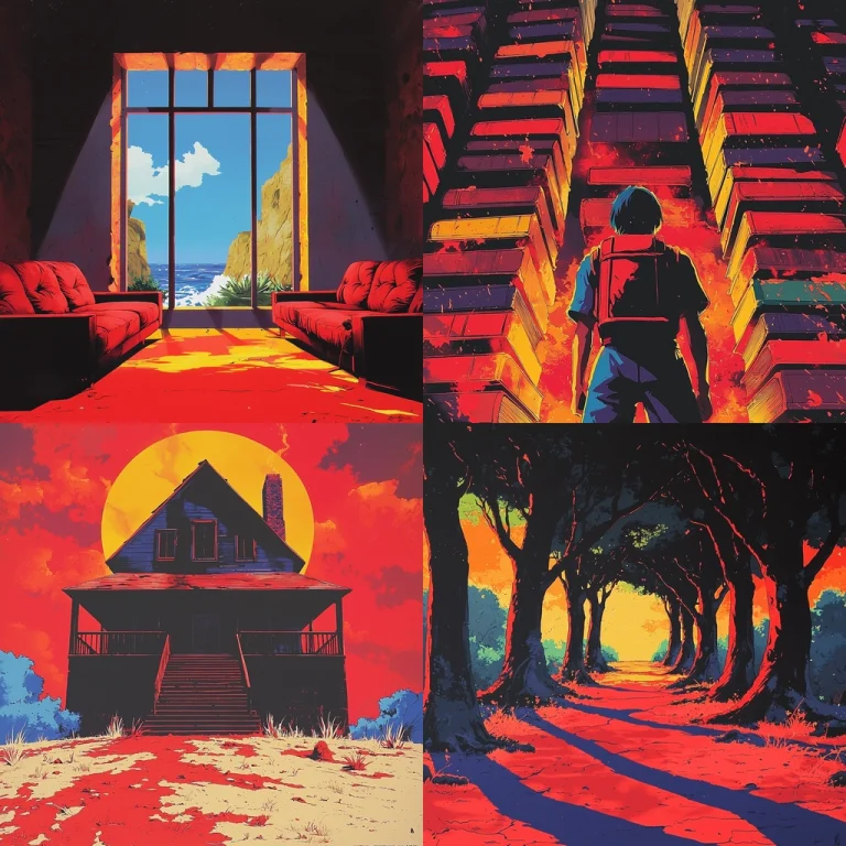 High Contrast Neon Realism - Midjourney style sref code