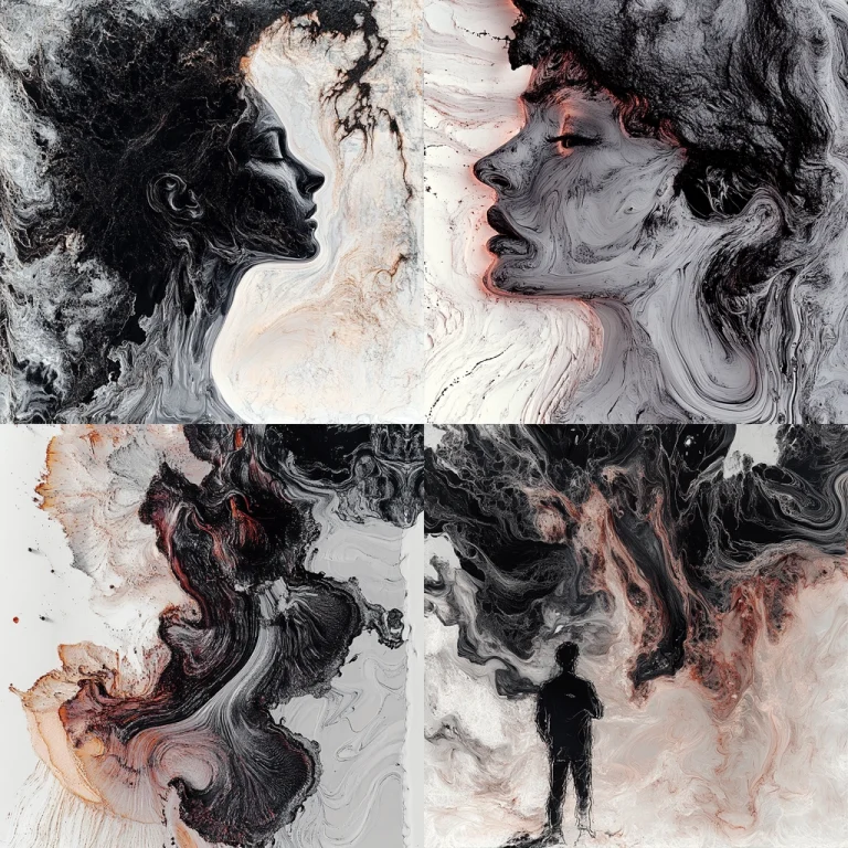 Abstract Smoke Portraits - Midjourney style sref code