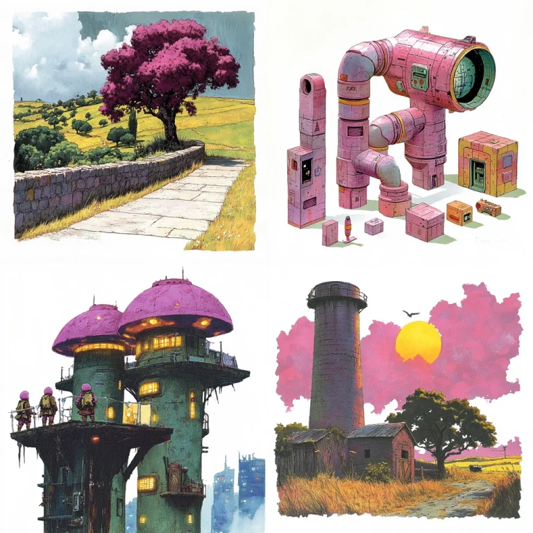 Futuristic Pastoral Realism - Midjourney style sref code