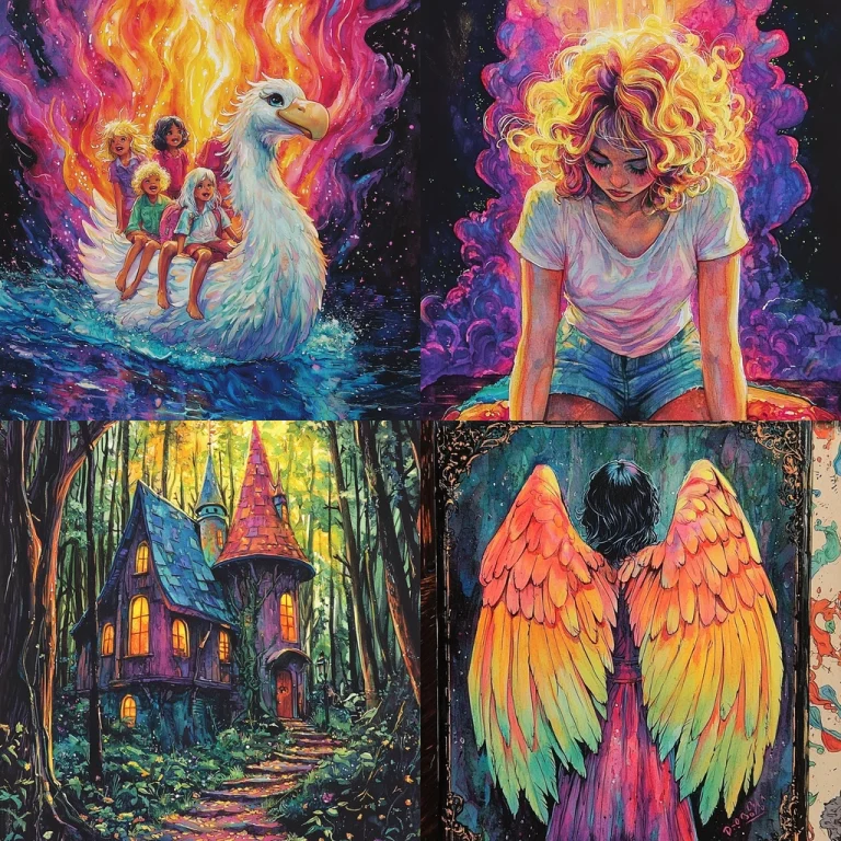 Vivid Firelight - Midjourney style sref code