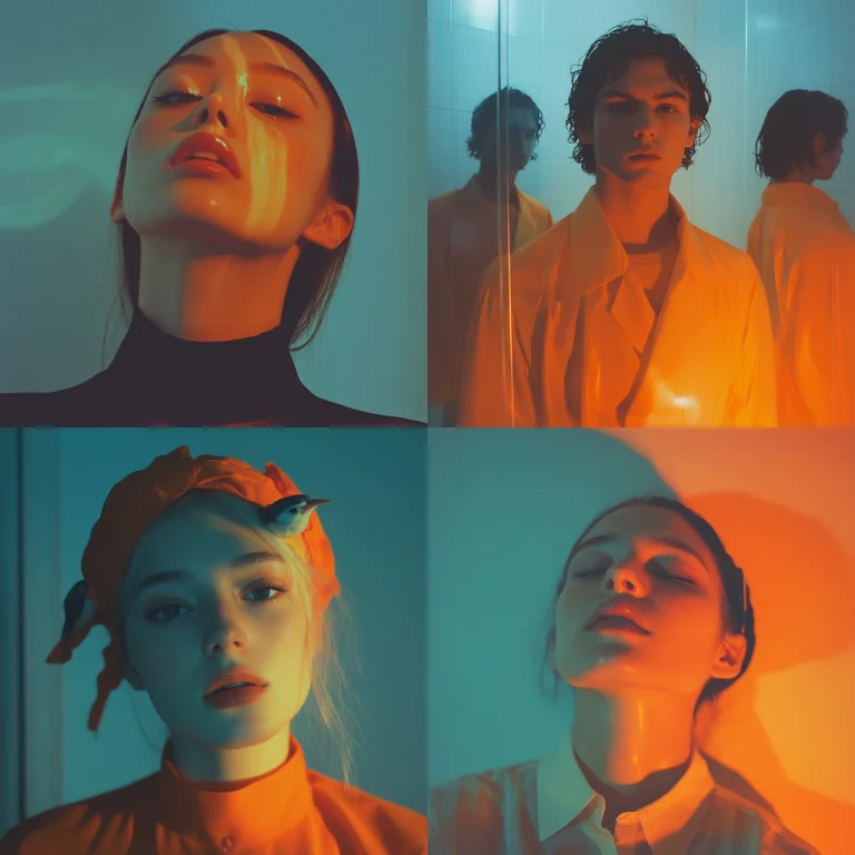 Dual Tone Lighting Portraiture - Midjourney style sref code