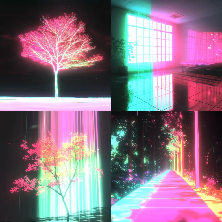 Neon Light Glow - Midjourney style sref code