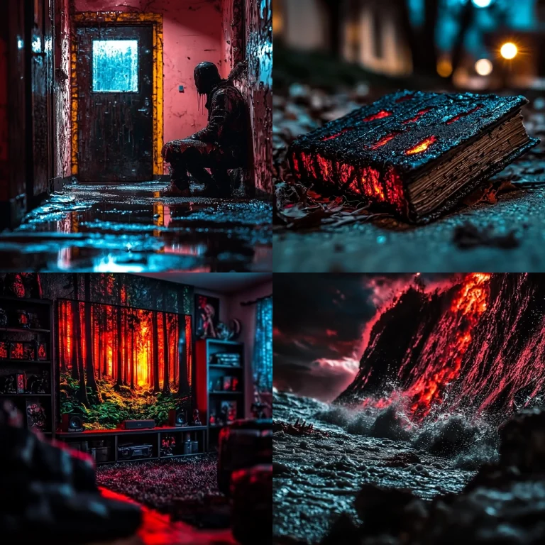 Fluorescent Contrast with Textured Lighting - Midjourney style sref code