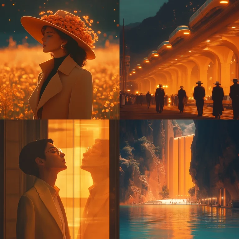 Golden Light Cinematic - Midjourney style sref code