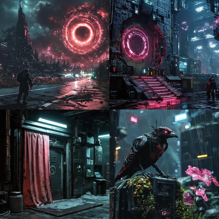 Neon Industrial Cyberpunk - Midjourney style sref code