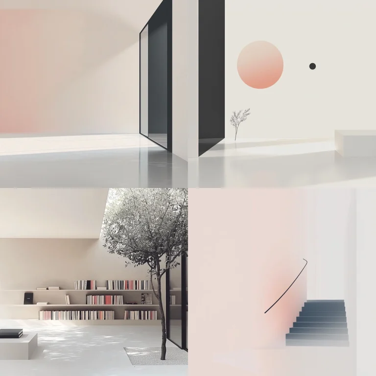 Minimalist Pastel Architecture - Midjourney style sref code