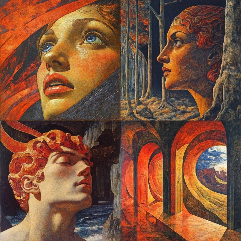 Red and Blue LED Effect - Midjourney style sref code