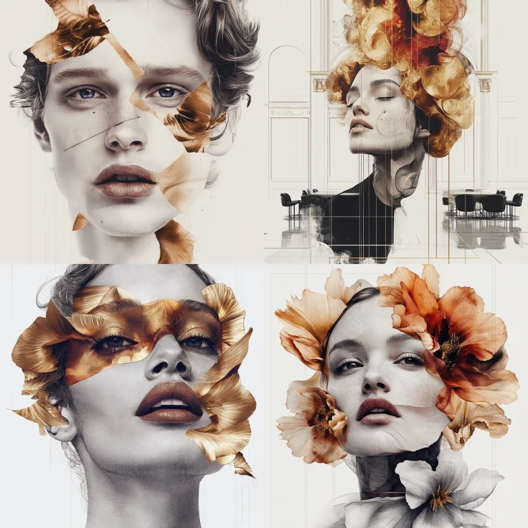 Floral Fusion Imagery - Midjourney style sref code