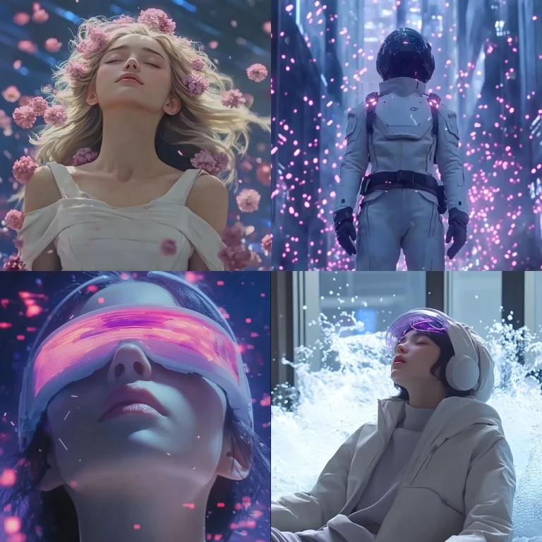 Neon Pink Illumination - Midjourney style sref code