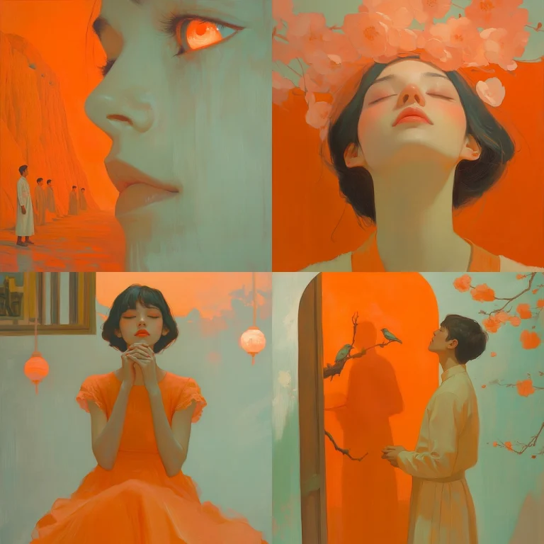 Vibrant Soft Focus Painting - Midjourney style sref code