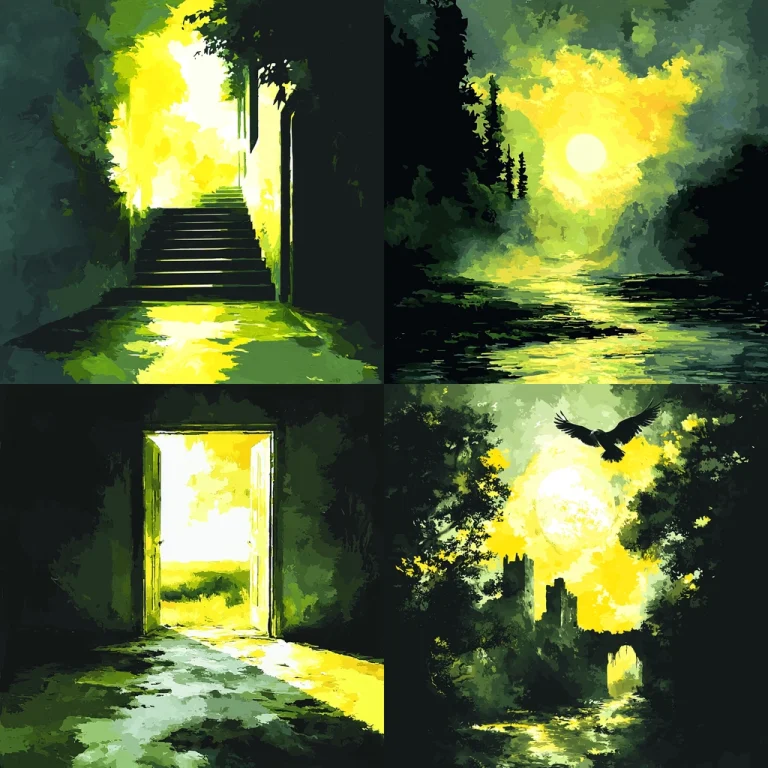 Bright Contrast Landscape - Midjourney style sref code