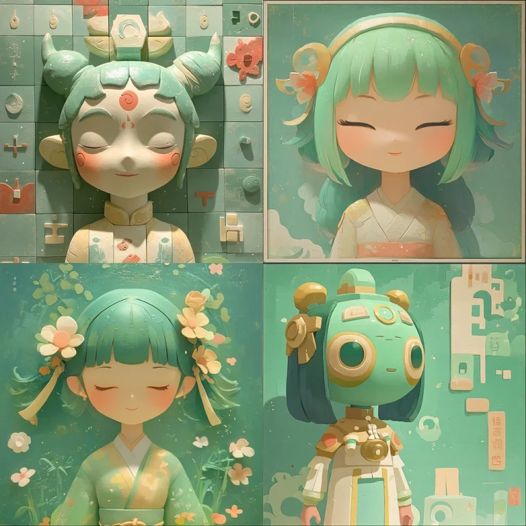 Pastel Tone 3D Illustration - Midjourney style sref code